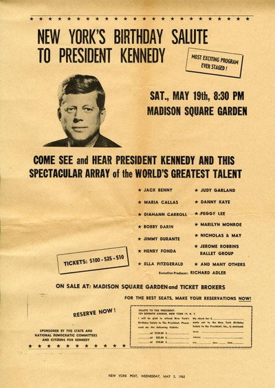 Póster de President Kennedy's Birthday Salute