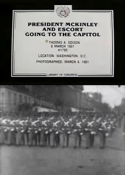 Póster de President McKinley and Escort Going to the Capitol