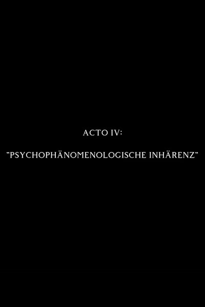 Póster de Psychophänomenologische Inhärenz