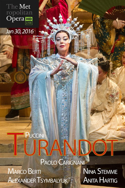 Póster de Puccini: Turandot