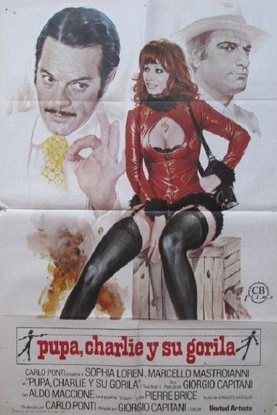 Póster de Pupa, Charlie y su gorila