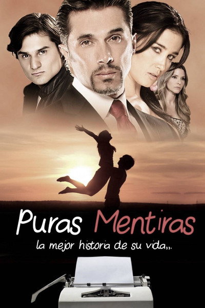 Póster de Puras mentiras