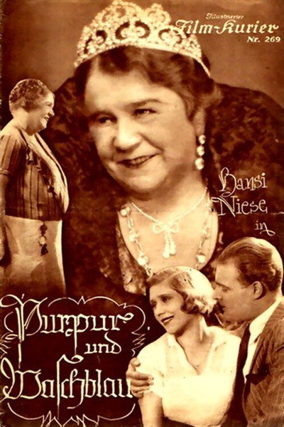 Póster de Purpur und Waschblau