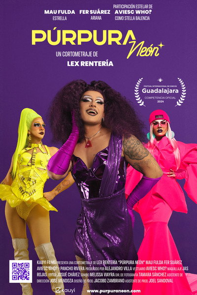 Póster de Púrpura Neón