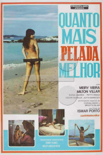 Póster de Quanto Mais Pelada... Melhor