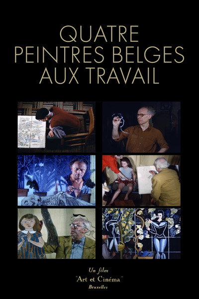 Póster de Quatre peintres belges au travail