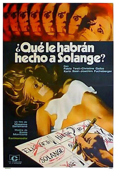 Póster de ¿Qué habéis hecho con Solange?