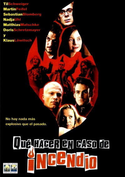 Póster de Qué hacer en caso de incendio