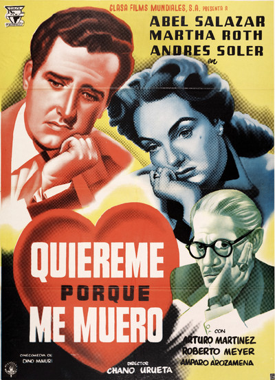 Póster de Quiéreme porque me muero