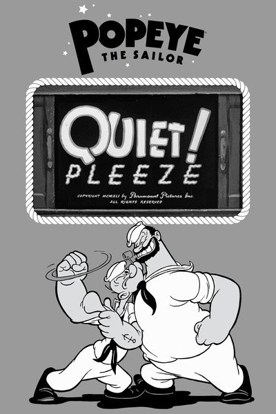 Póster de Quiet! Pleeze