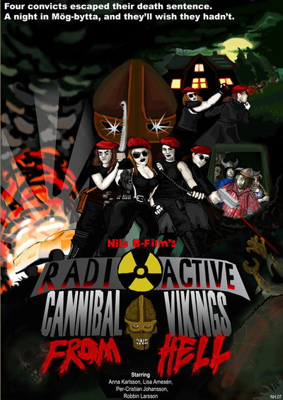 Póster de Radioactive Cannibal Vikings from Hell