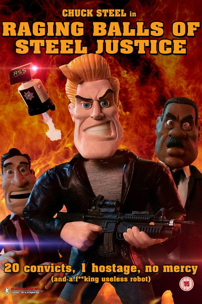 Póster de Raging Balls of Steel Justice