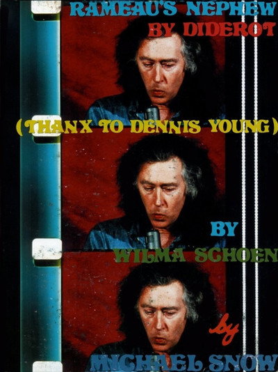 Póster de 'Rameau's Nephew' by Diderot (Thanx to Dennis Young) by Wilma Schoen (1974)