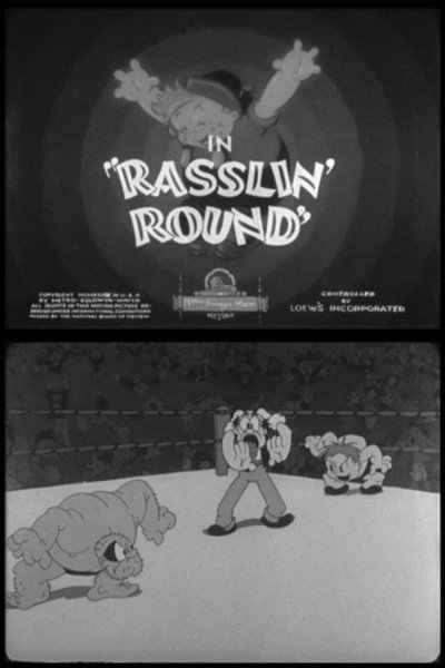 Póster de Rasslin' Round