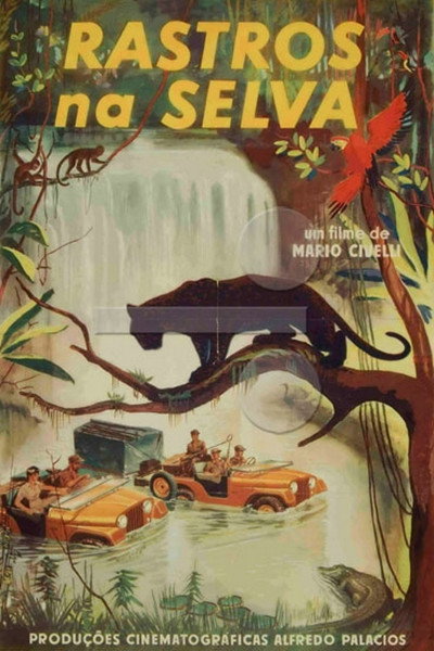 Póster de Rastros na Selva