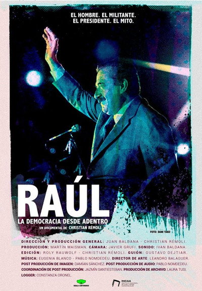 Póster de Raúl, la democracia desde adentro