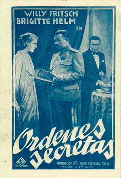 Póster de Órdenes secretas