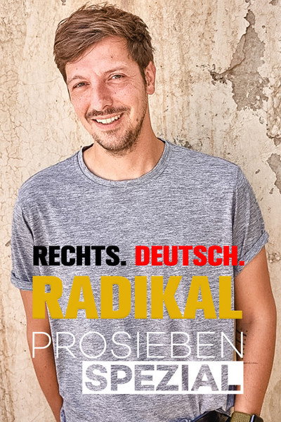 Póster de Rechts. Deutsch. Radikal.
