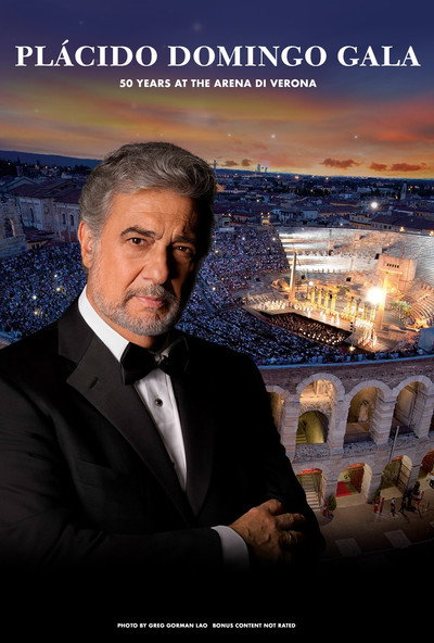 Póster de Recital Placido Domingo 50o Aniversario