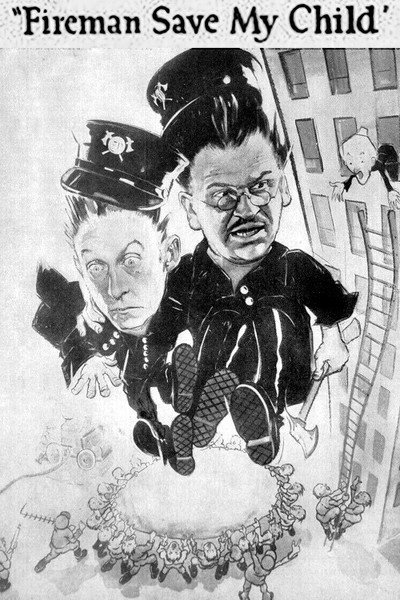 Póster de Reclutas bomberos