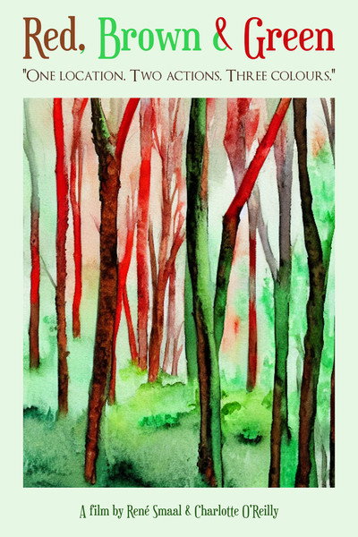 Póster de Red, Brown & Green