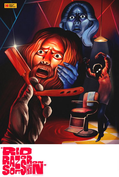 Póster de Red Razor on Soft Skin