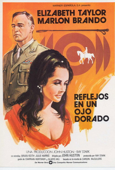 Póster de Reflejos en tus ojos dorados