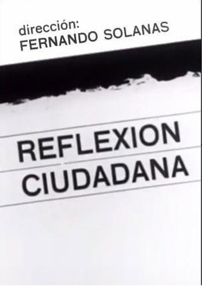 Póster de Reflexión ciudadana
