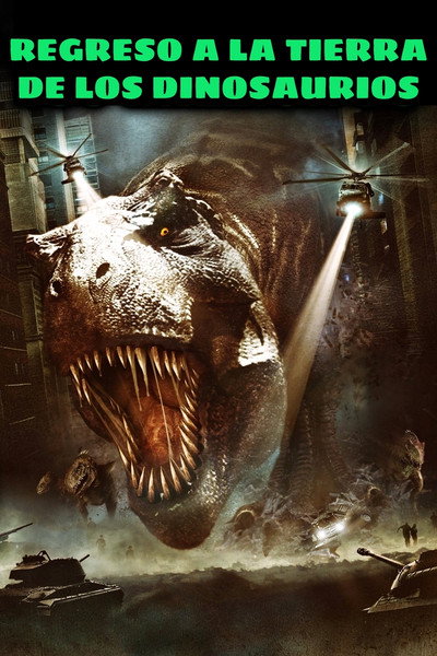 Póster de Regreso a la tierra de los dinosaurios