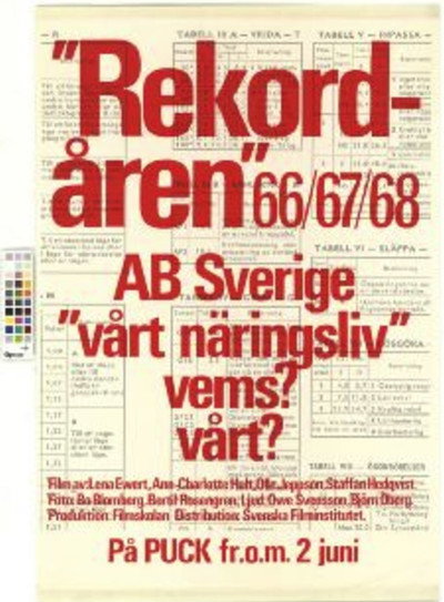 Póster de Rekordåren 66/67/68