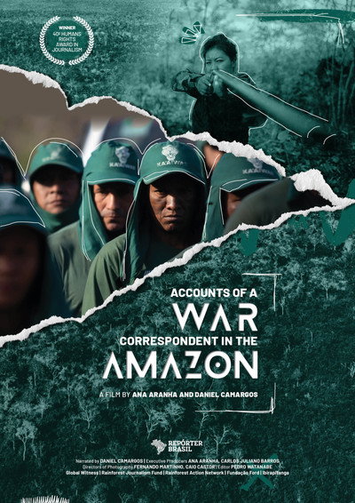 Póster de Relatos de um correspondente da guerra na Amazônia