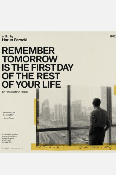 Póster de Remember Tomorrow Is the First Day in the Rest of Your Life