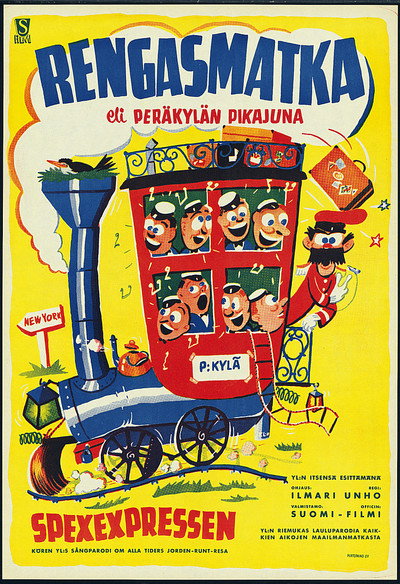 Póster de Rengasmatka eli Peräkylän pikajuna