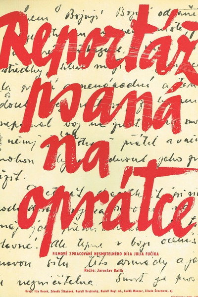 Póster de Reportáz psaná na oprátce