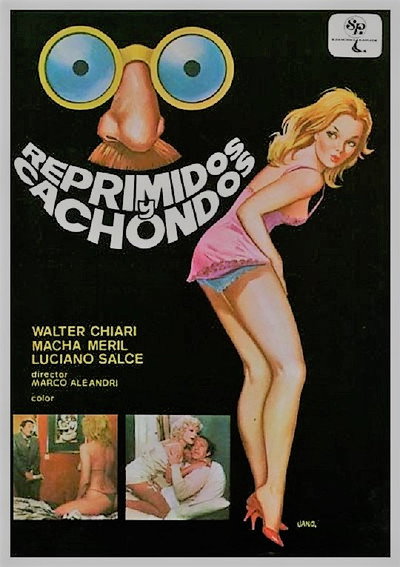 Póster de Reprimidos y cachondos