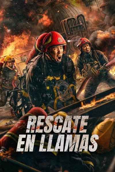 Póster de Rescate en llamas