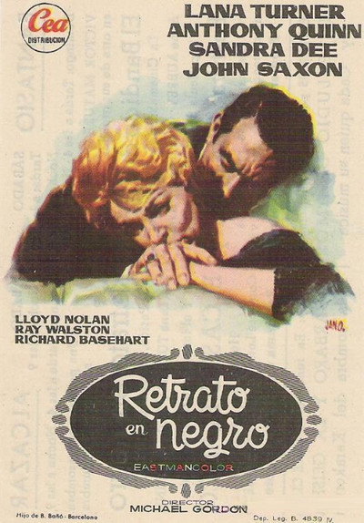Póster de Retrato en negro