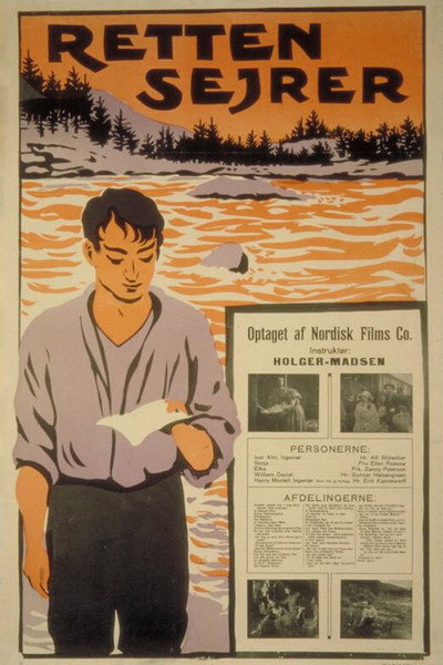 Póster de Retten sejrer