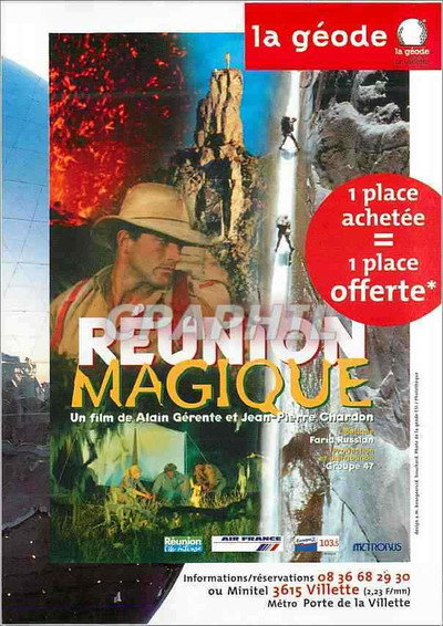 Póster de Reunión, isla mágica