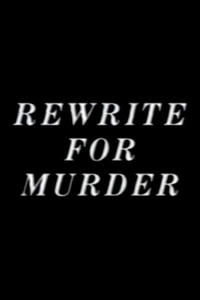 Póster de Rewrite for Murder
