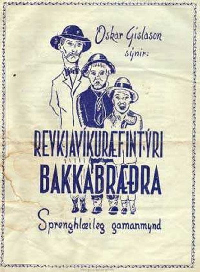 Póster de Reykjavíkurævintýri Bakkabræðra