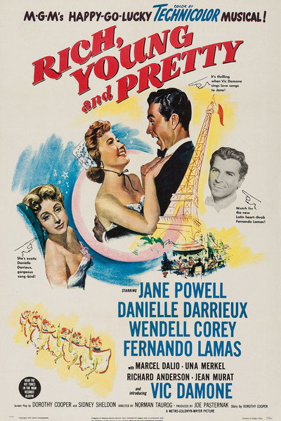 Póster de Rica, joven y bonita