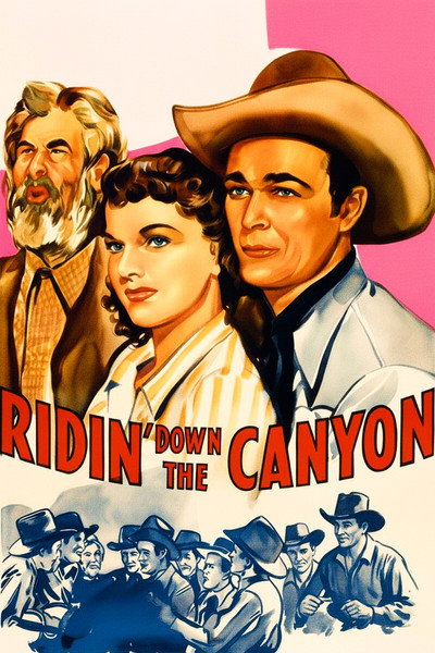 Póster de Ridin' Down the Canyon