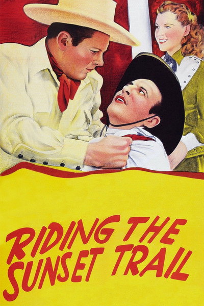 Póster de Riding the Sunset Trail