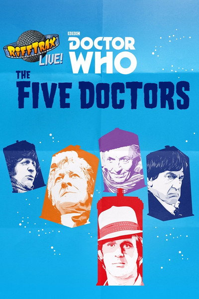 Póster de RiffTrax Live: Doctor Who - The Five Doctors
