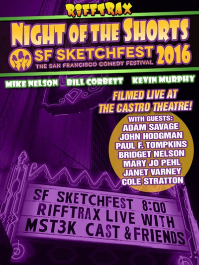 Póster de RiffTrax Live: Night of the Shorts IV - SF Sketchfest 2016