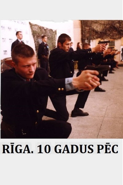 Póster de Riga. 10 gadus pec...