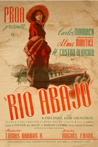 Póster de Río abajo