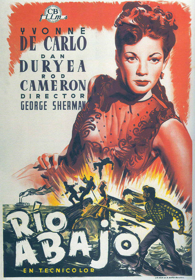 Póster de Río abajo