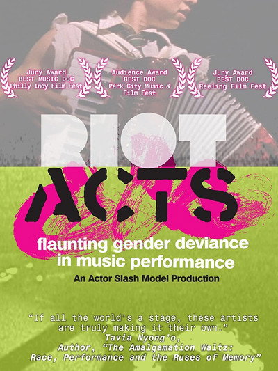 Póster de Riot Acts: Flaunting Gender Deviance in Music Performance